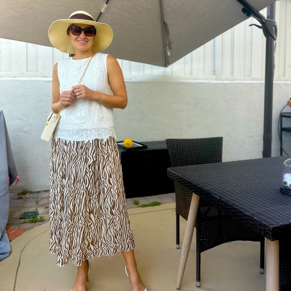 SALE 💥 Joie Animal Print Midi Maxi Skirt - Picture 2 of 9